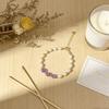 Women's Amethyst & Freshwater Pearl Adjustable Bracelet – Light Luxury Crystal Design