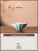 Ru Kiln Celadon Ceramic Tea Cup - Handmade Gongfu Single Master Cup