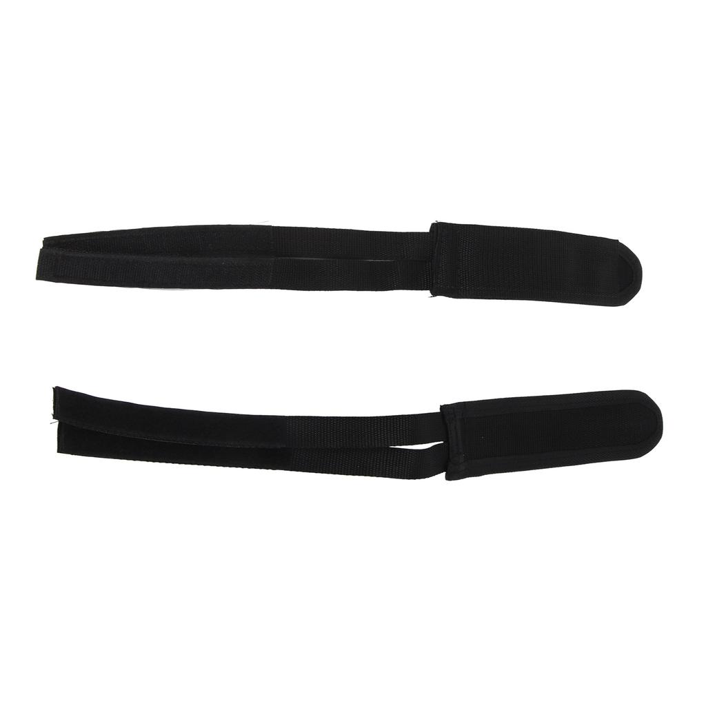 1 Pair Fixed Gear Road Bike Bicycle Cycling Adhesive Pedal Toe Clip Strap Belt Black