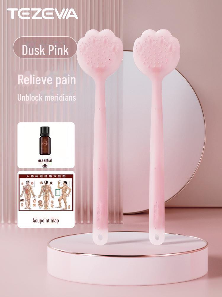 Tezewa Silikon-Massagebrett für Ganzkörper-, Nacken- und Schulter-Meridiantherapie