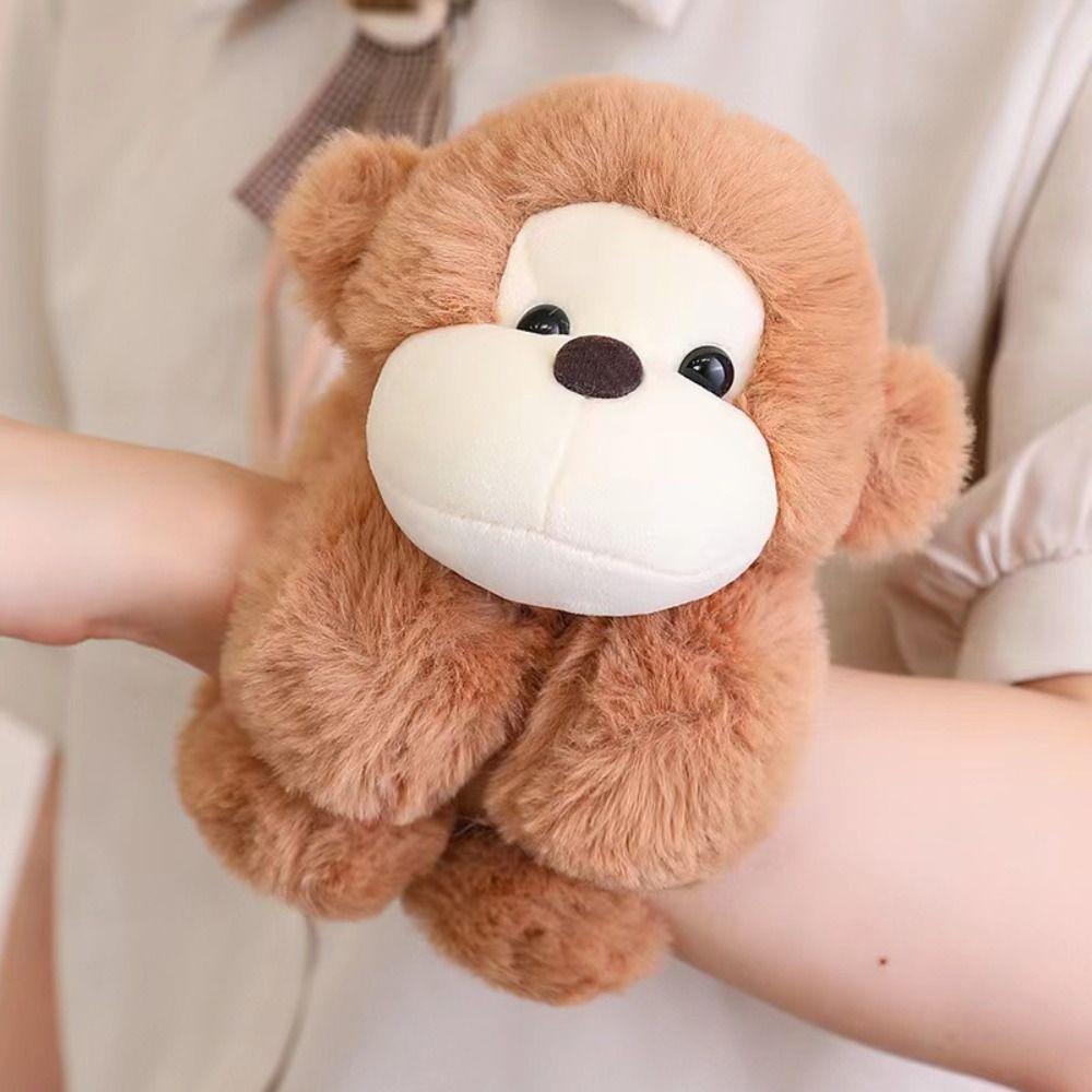 Plush Capybara Slap Wristband Stuffed Dolls Huggers Slap Toy Cute Interactive Toy  Kids Gift