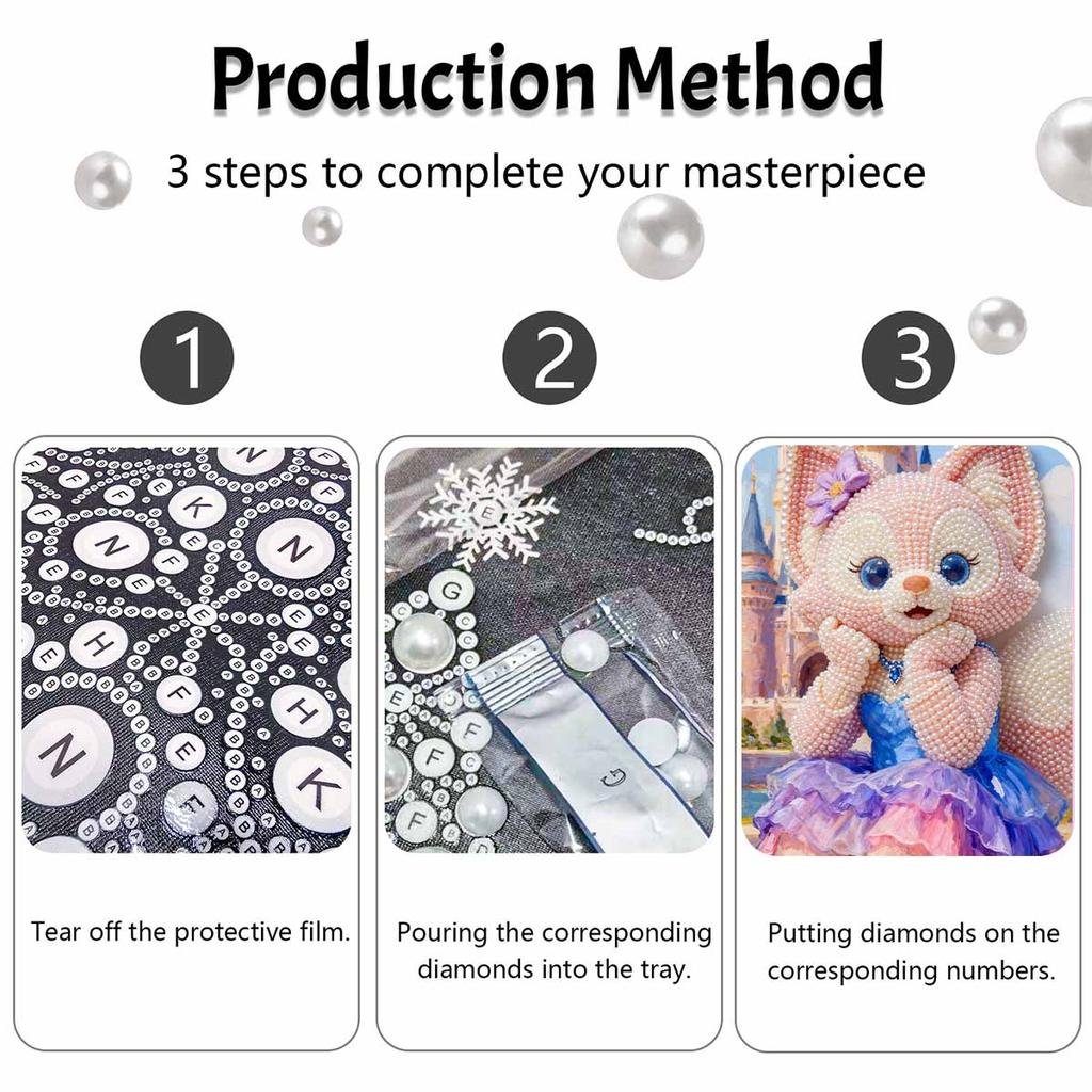 Disney Pearl Painting Painting Kit Cute Character Pearl Art Home Decor Handmade Gift Party Favors
