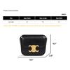 Celine Claude Lock Mini Shoulder Crossbody Bag Women bags Black Gold 10I513DPV-38NO