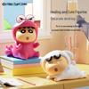 Crayon Shin-chan Crocodile Mountain Multifunctional Piggy Bank & 3D Phone Holder with Shiro Cosplay Card Slot Ornament