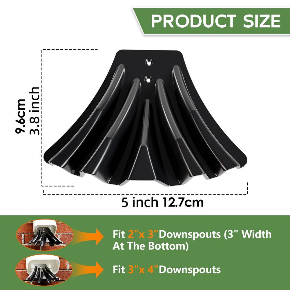 Gutter Downspout Dispenser Rainwater Dispersal Downspout Diverter Extensions Foundation Protection Rainwater Drainage Dispersal
