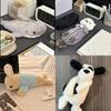 Cute Sharks Sea Otters Dog Plush Pen Case With Large Capacity For Students And Collectors