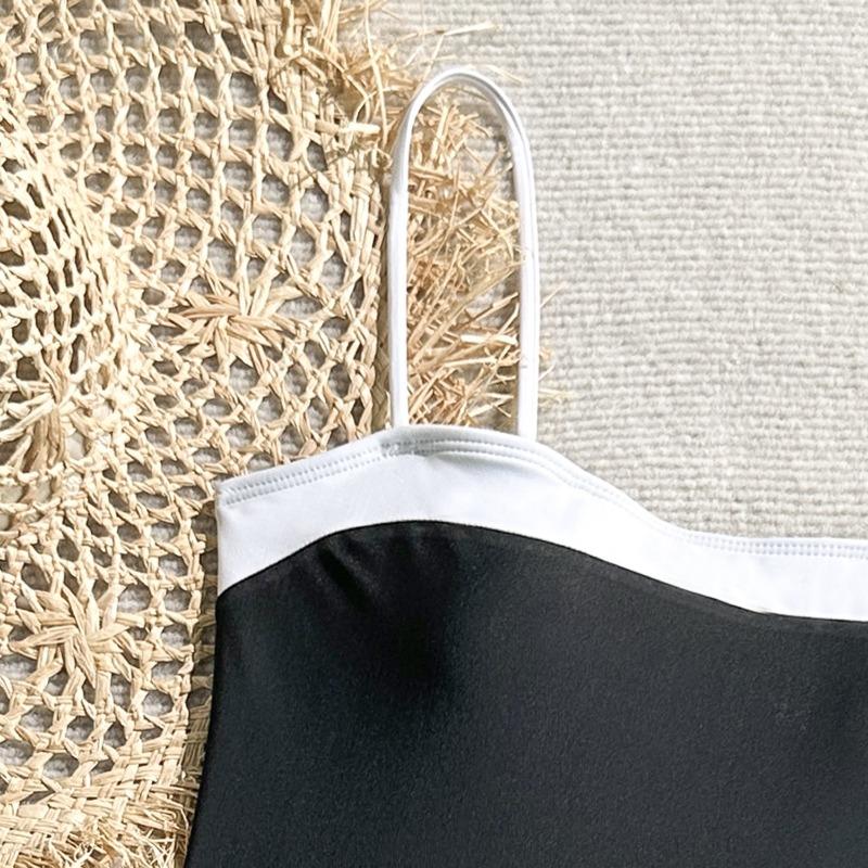Maillot de bain une pièce sexy pour femme, couleur unie, à volants, coupe ajustée