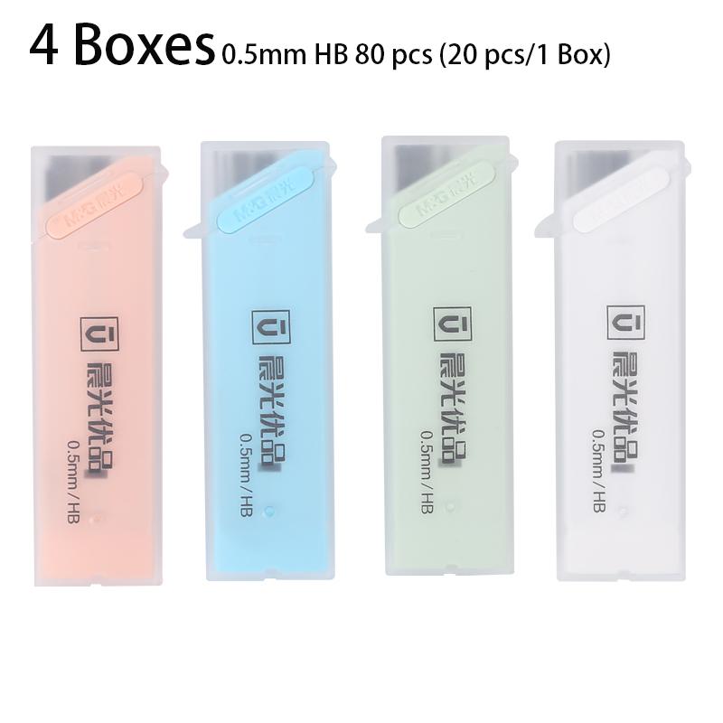 

M&G Mechanical Pencil Set Mechanical Pencil+Eraser+20pcs 0.5/0.7mm/HB Pencil Lead for Student Exam Office Writing Stationery