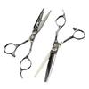 6.0-inch Damascus Pattern Hairdressing Scissors & Thinning Shears - Ancient Design