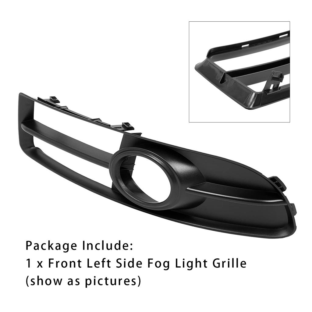 Front Left Side Bumper Grille Fog Light Grill For A4 B7 S-Line S4 2005-08