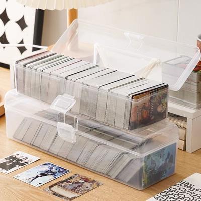 Large Capacity Card Collection Box Plastic Holder Box Durable Photo Storage Case  Idol