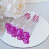 20 pcs Big Diamond Lash Brush Disposable Eyelash Brush Spoolie Mascara Wand In Tube