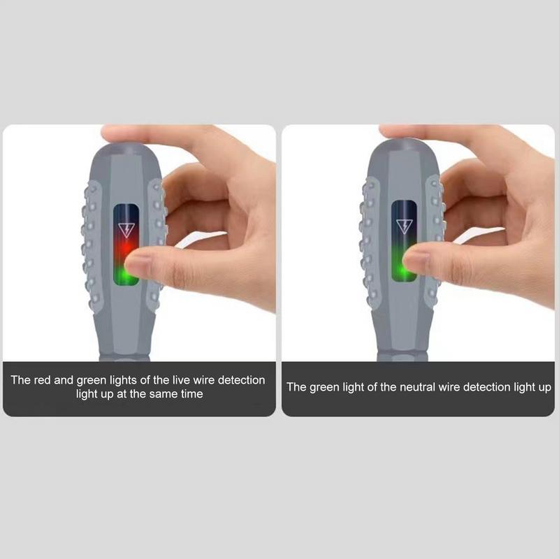 Voltage Tester Screwdriver Live Wire Electrician Tester Magnetic Tester Screwdriver 24V-250V Voltage Detector for AC/DC Circuit