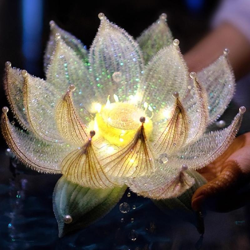 DIY Craft Set For Autumn Festival Flower Lamp Classical Design With Sticks For Home Decoration Photo Props