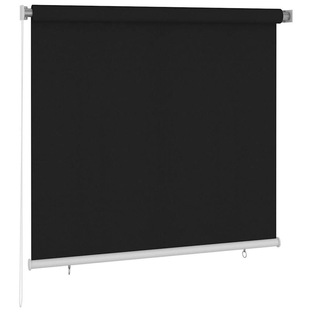 vidaXL Outdoor Roller Blind 165 (B.) X 140 (H) Cm Black