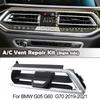 Car Dashboard Left Right AC Vent Grille Outlet Repair Kit For BMW G05 G06 G07 Air Conditioner Blade Slider Clip Repair Kit