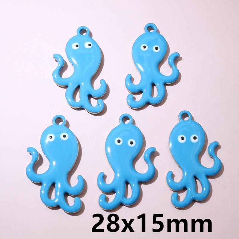 10pcs Stainless Steel Enamel Stripe Fish Charms Pendant 40x8/40x14mm DIY Jewelry Making Accessories for Necklace Earrings