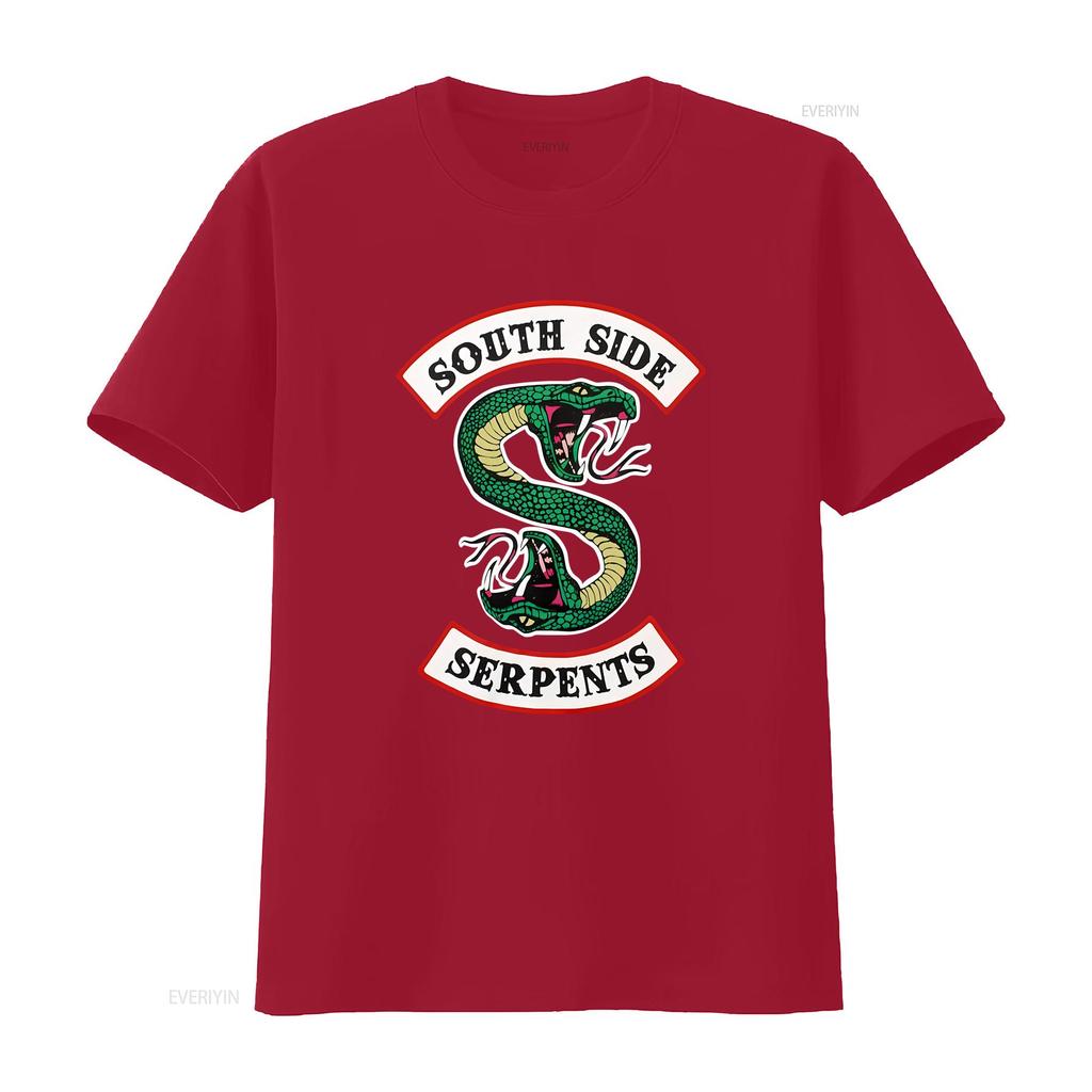Riverdale Unisexs T Shirt South Side Serpents Size S Small Double Sided Snake Vintage Slightly Graphic Versatile