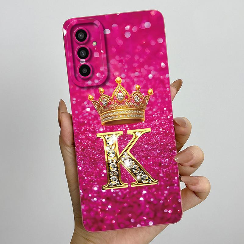 For Samsung Galaxy M13 M23 Buddy 2 Phone Case Crown Letters Soft Silicone Shell For Samsung M13 4G M 23 Shockproof Back Covers