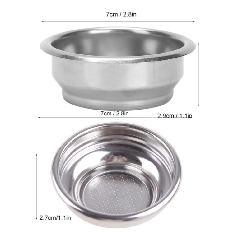 Coffee Machines Blind Filter 58mm Stainless Steel Material for Coffee Maker
