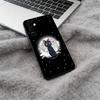 S-Sailor- Moon Black Soft Silicone Phone Case for Samsung Galaxy A73, A71, A72, A70, A53, A52, A51