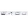 Neues Schriftart Numerisch & Buchstabe ABS Emblem für BMW 5er E39 E60 E61 F10 F11 G30 - 520d 523d 525d 530d 535d 540d Kofferraum Logo Aufkleber pu2