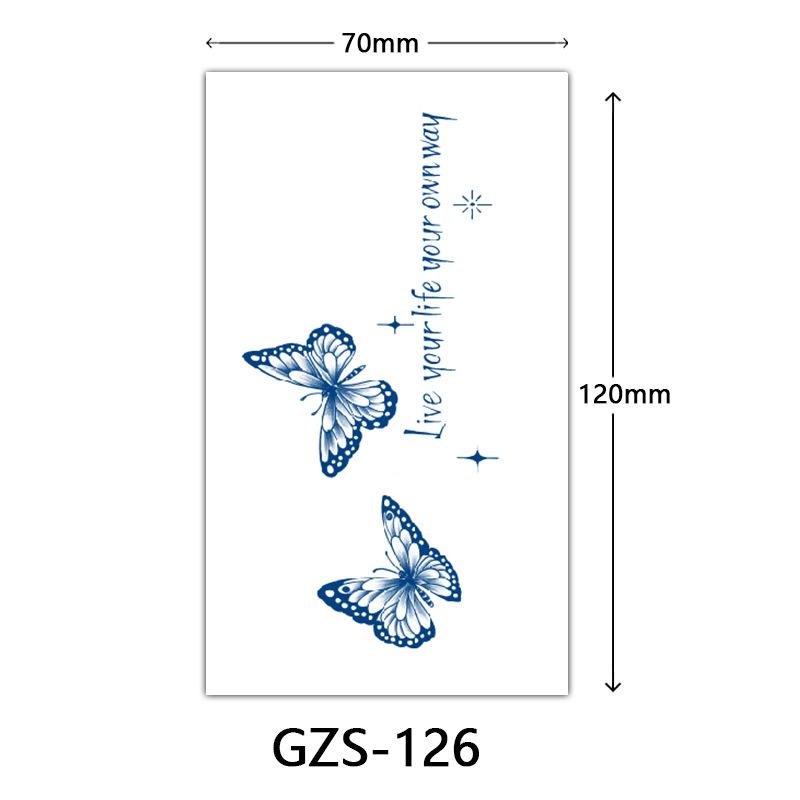 Herbal Juice Tattoo Sticker, Back Of Hand Juice Semi-Permanent Tattoo Sticker, Sweat-Proof Tattoo