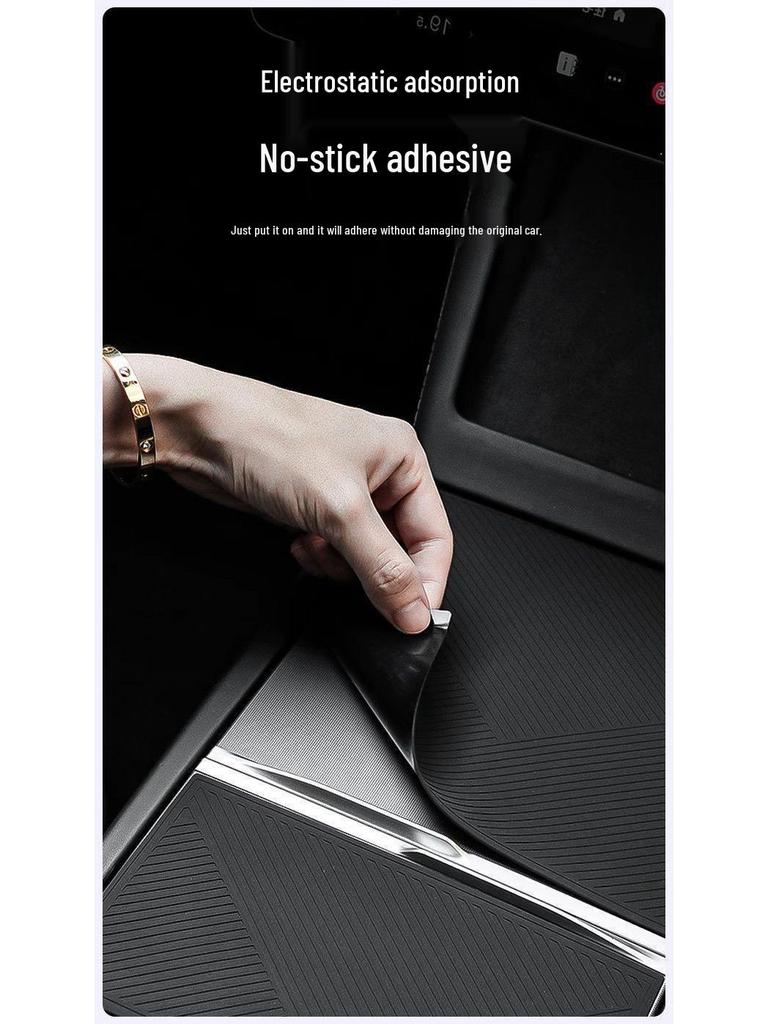 Silikon-Anti-Rutsch-Matte für Tesla Model 3/Y Konsolenschutz