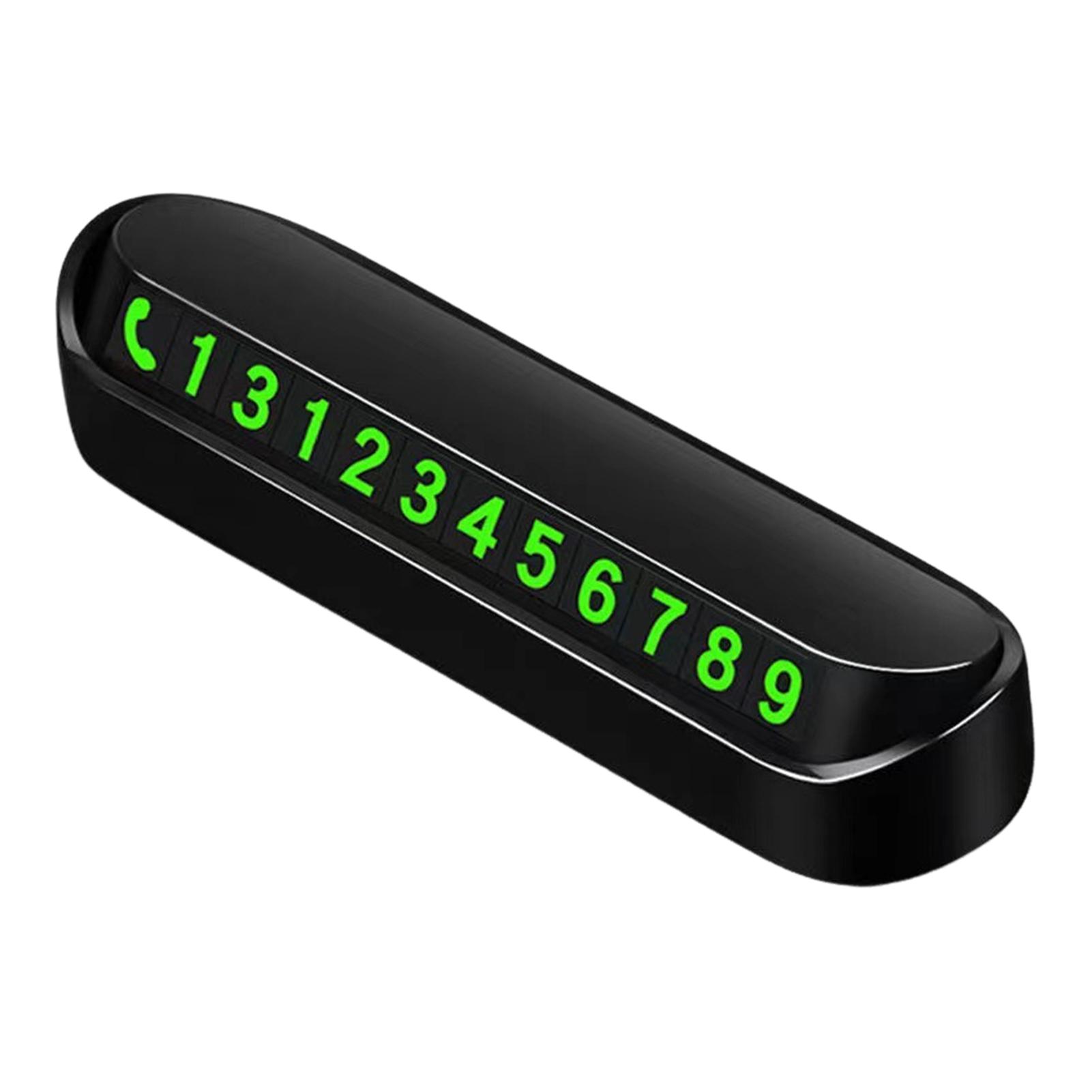 

Номер временной парковки автомобиля Телефонная карта Ночной светящийся знак для остановки автомобиля Автомобильные аксессуары Необходимые вещи для парковки Гаджеты для остановки автомобиля чёрный