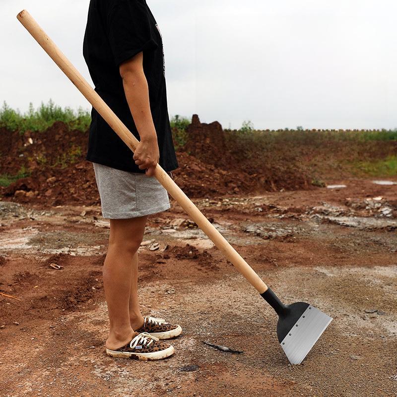 Víceúčelová lopata z manganové oceli na čištění ledu, hnoje a kotců pro hospodářská zvířata