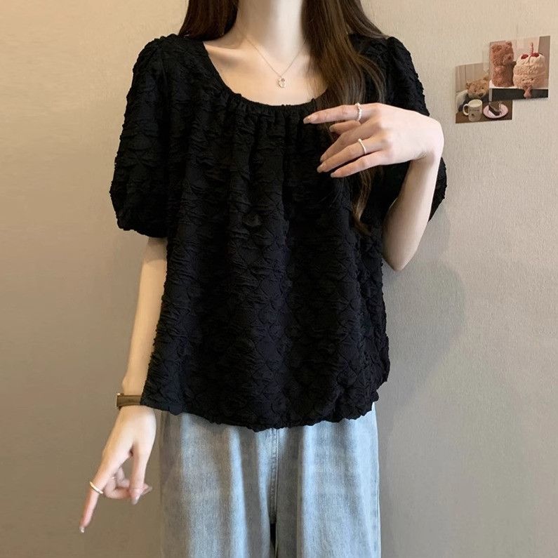 Summer Short Sleeved T-shirt Women's Design Niche Slimming Versatile Top