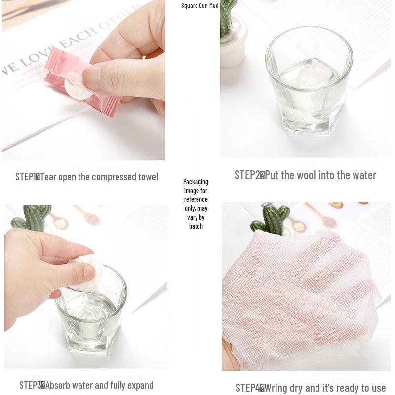 Disposable Compressed Towels: Essential for Influencers - Travel-Friendly Cotton Face Towels & Makeup Removers