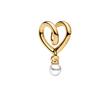 Gold Plated Sparking HeartFlower Charm Beads Pendant Fit Original Copper Bracelet Necklace Beads For Diy Jewelry Women Gift