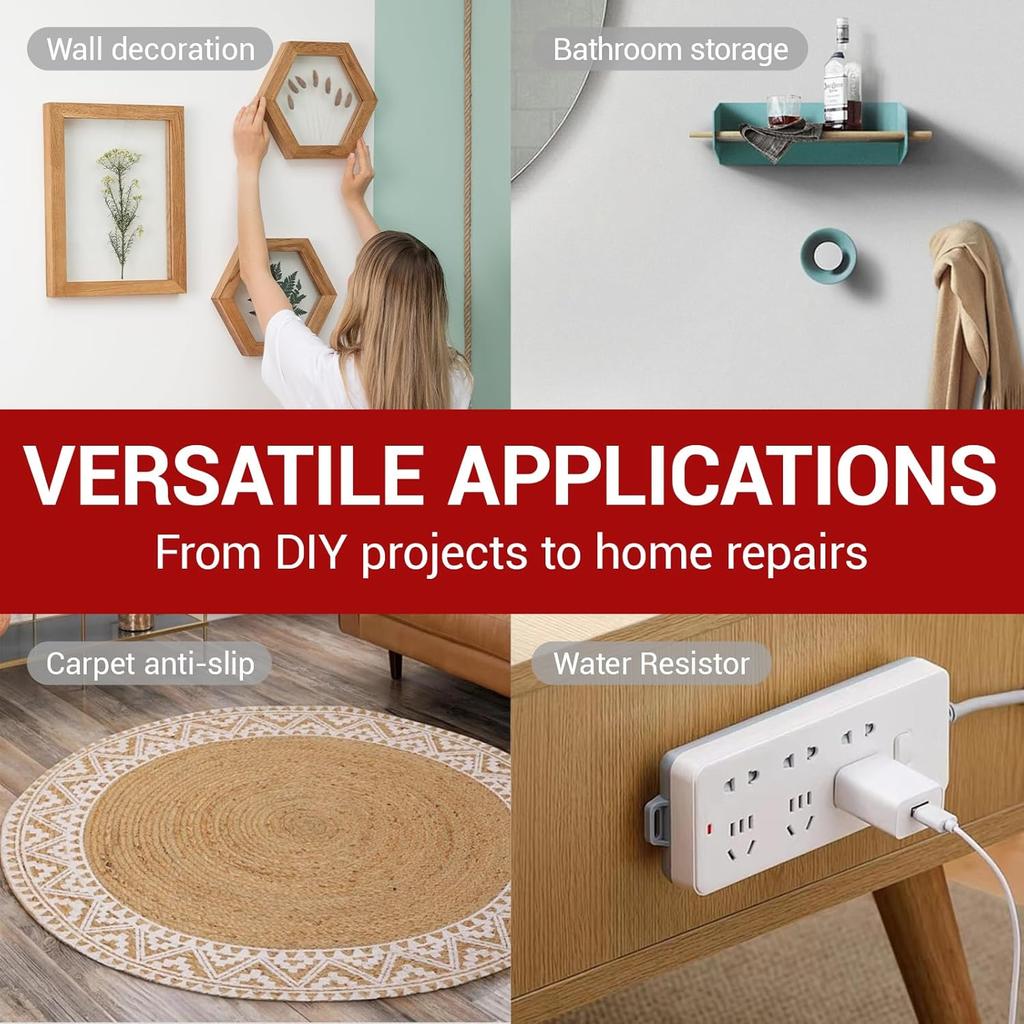 Double-sided Tape  Strong Thickened Car Fixed Bracket Rain Eyebrow High Temperature Foam Non-marking Sticker Tape