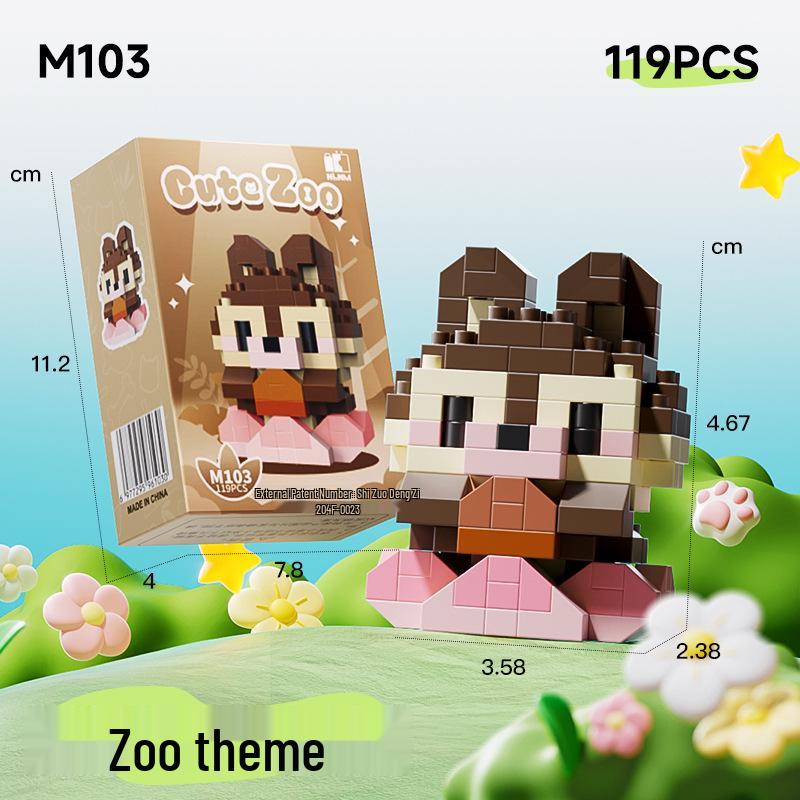 Pirate Anime Character Building Blocks for Kids - Educational Assembly Desktop Ornaments