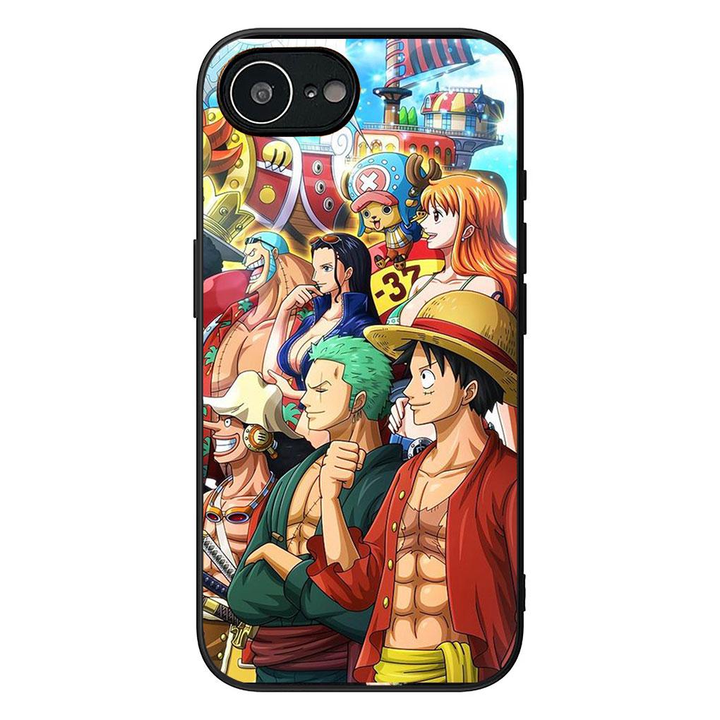 

Phone Cover for Apple iPhone 17 16 14 15 Pro Max Plus 15+ 16E XR ProMax Air 16+ Casing Flexible Case Nami One Luffy Pieces iPhone 14 Pro