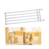 Foldable Retractable Pet Dog Gate for Child Protection Patio Garden House Adjustable Height