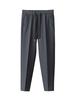 Spring and summer new casual trousers men's Korean version drop feeling boys nine-point suit pants fashion tether suit pants