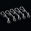 Quality Portable Stainless Steel Line tackle Barrel Swivel Connector Fast lock Fishing Hanging Snap