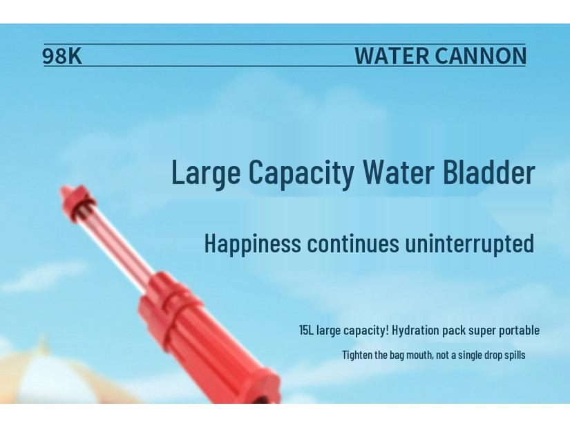 Large Capacity High-Pressure Backpack Water Gun Toy