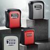 Metal Password Key Box Wall Mounted 4 Digits Password Key Storage Lock Box Durable Waterproof Anti Theft Safe Lock Keybox