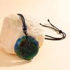 Thermochromic Pendant Necklaces Women Chinese Style Maitreya Necklace Jewelry New Sweater Style Drop
