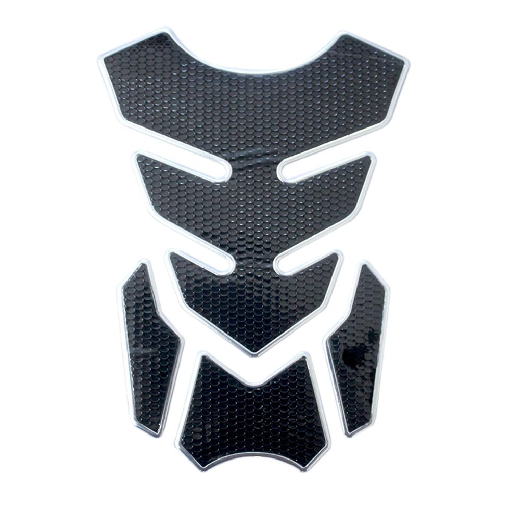 For Honda Yamaha Tankpad Sticker Fishbone 3D Tank Pad Stickers Oil Gas Protector Cover Decoration Flame Motorcycle Accessories
