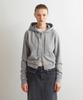 Aopt Raw Cut Hoodie Zip-Up - Gray