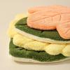 Soft Double-layer Leaf Style Hand Towel Thickened Absorbent Hanging Hand Cloth Speed Dry Handkerchief Rag For Kitchen Bathroom