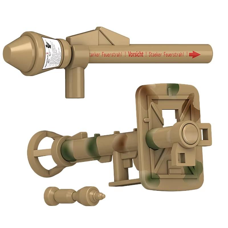 MOC WW2 Military Oil Barrel Weapons Box Building Block Set War Scene Accessories Bullet Motorcycle Sandbag Block Bricks Toys  Playsets