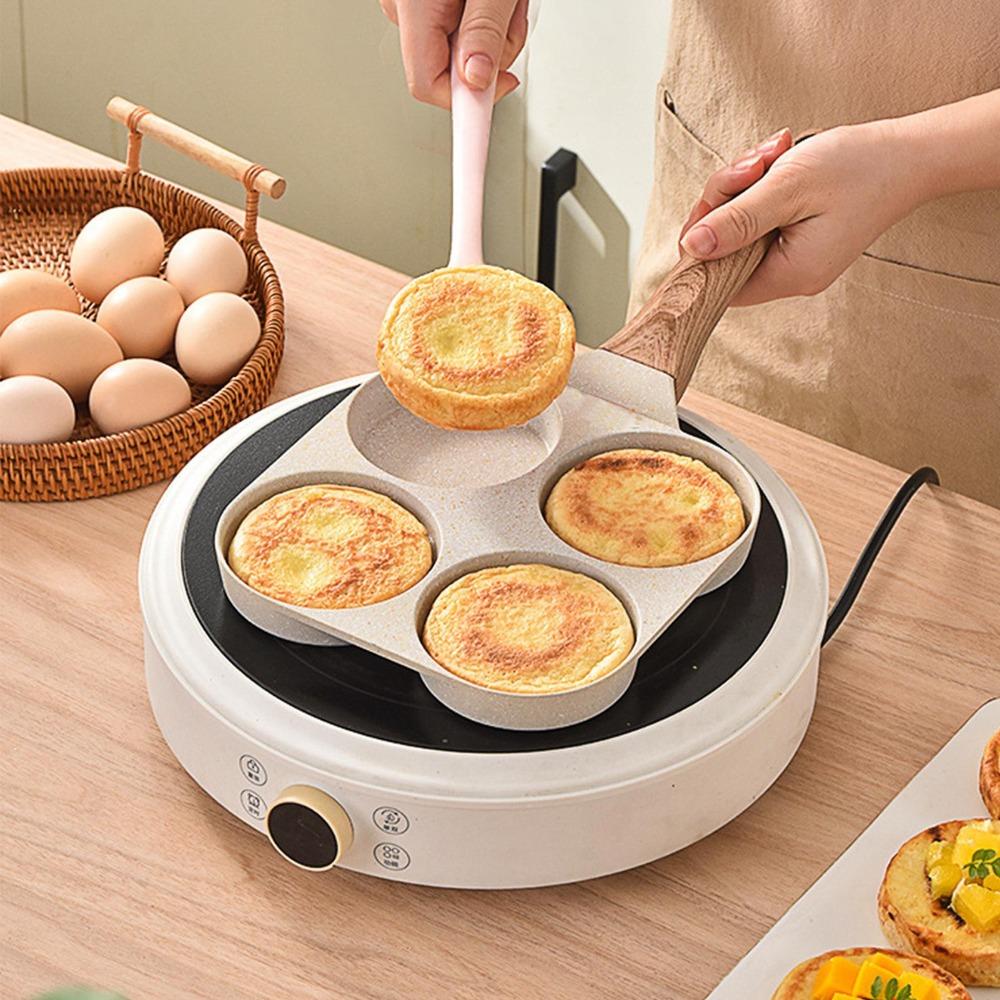 Even Heating Frying Pan Aluminum Alloy Breakfast Skillet Egg Pan  Crepes/Burgers/Steak