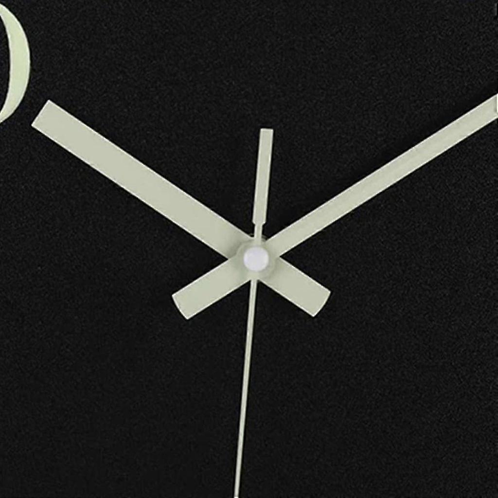 Luminous Wall Cloc,12 Inch Silent Non-ticking Battery Operated Clock, Lighted Wall Clock Decoration