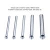 5 Pcs 1/4, 5/16, 3/8, 1/2, 5/8 Inch Spring Tubing Benders Kit For Brass, Aluminum, Thin Steel 5 In 1 Tube Bender Set