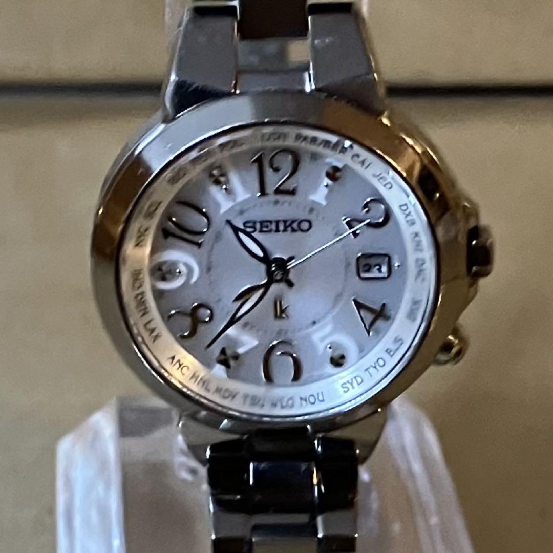 

[USED] Seiko Rukia Women s Watch, Working Radio-Controlled, Solar, 1B25